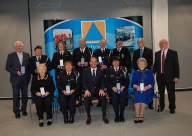 Civil Defence Volunteers honoured 379 x 269